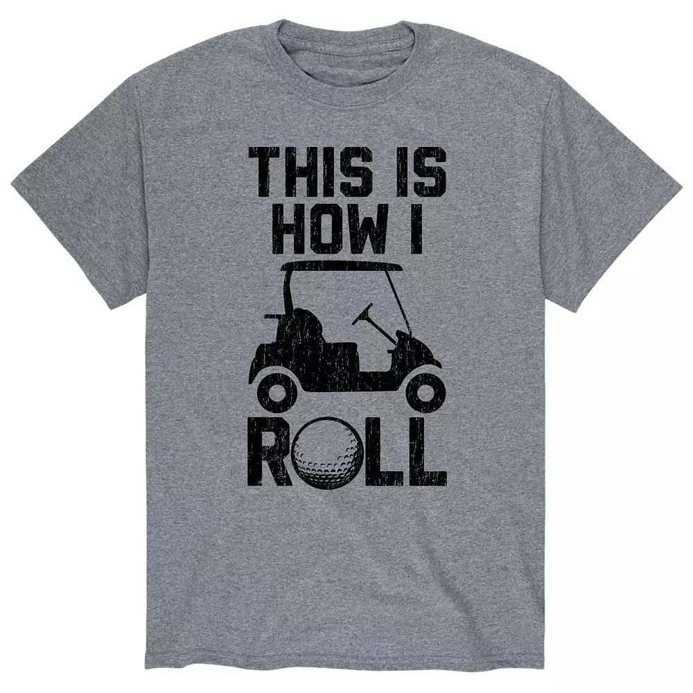 Men's How I Roll Golf Tee,  Product Image