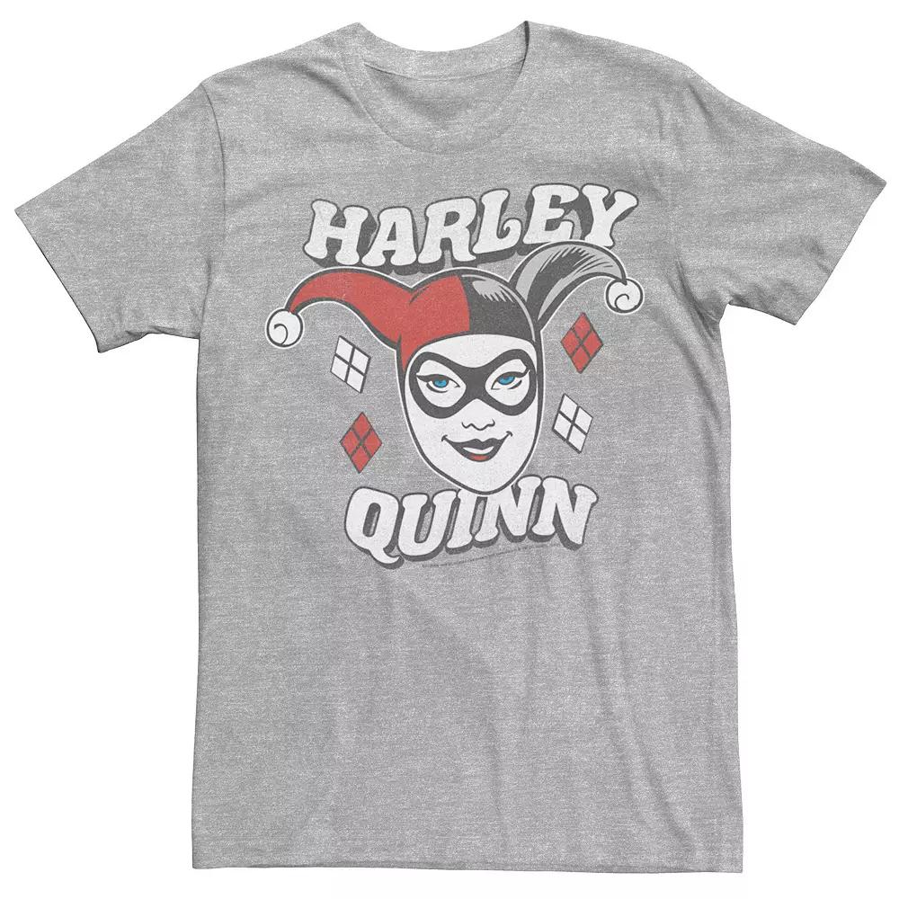 Men's Batman Vintage Harley Quinn Head Shot Tee,  Product Image