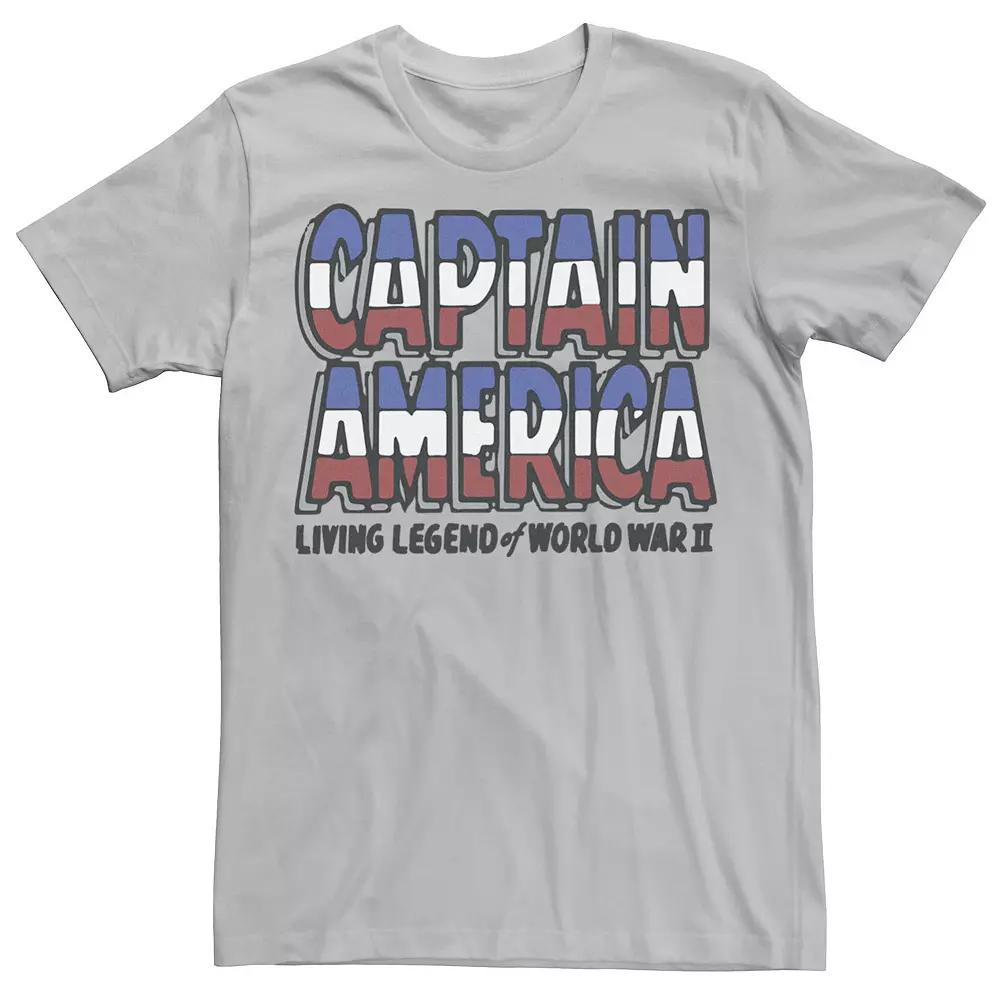 Men's Marvel Captain America Living Legend Of World War II Tee,  Product Image