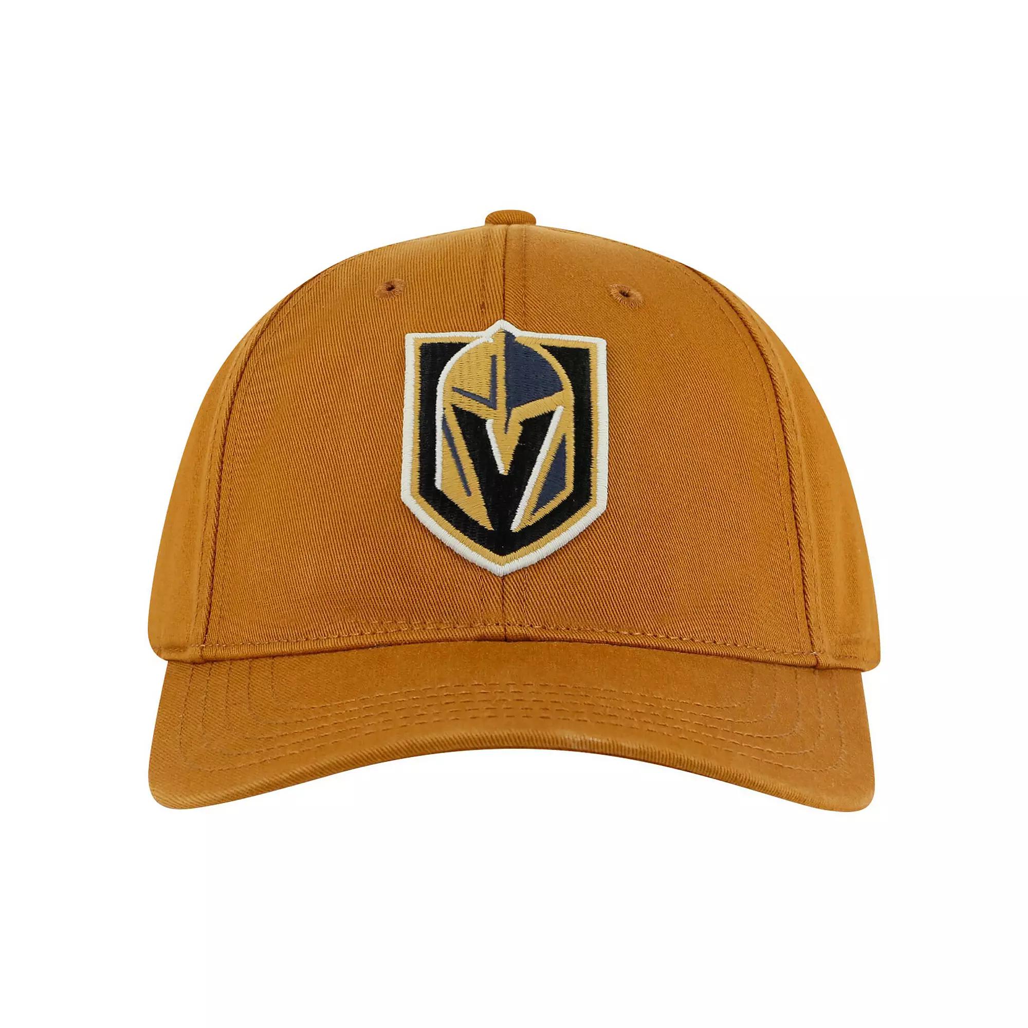 Men's American Needle Tan Vegas Golden Knights Hepcat Washed Twill Adjustable Hat, Lvk Team Product Image