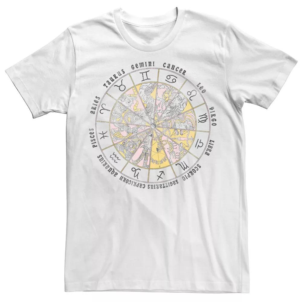 Men's Drawn Astrology Circle Horoscope Tee,  Product Image