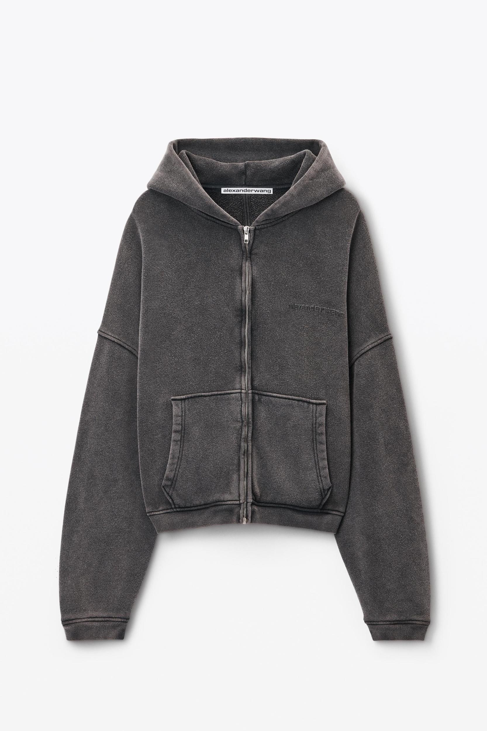 Men's Oversize Zip-up Hoodie In Cotton Terry Product Image