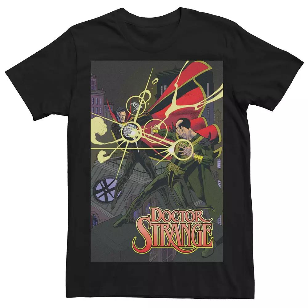 Men's Marvel Doctor Strange Mystic Arts Fight Comic Cover Tee,  Product Image
