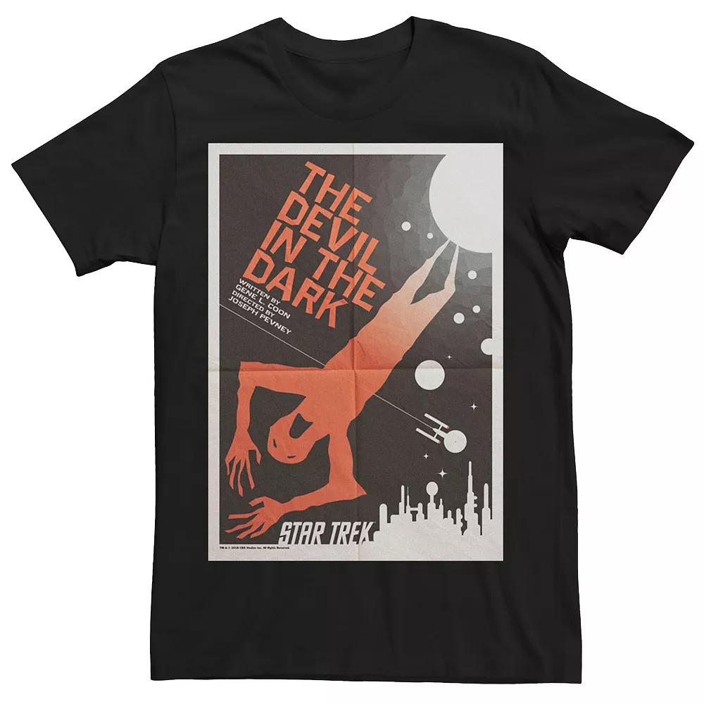 Men's Star Trek Original Series Devil In The Dark Tee, Size: 3XL, Black Product Image