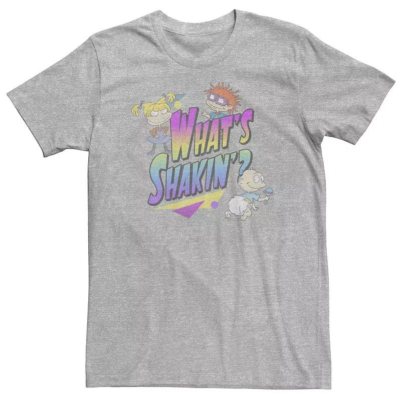 Big & Tall Nickelodeon Rugrats Vintage Neon "What's Shakin'?" Tee, Men's,  Product Image