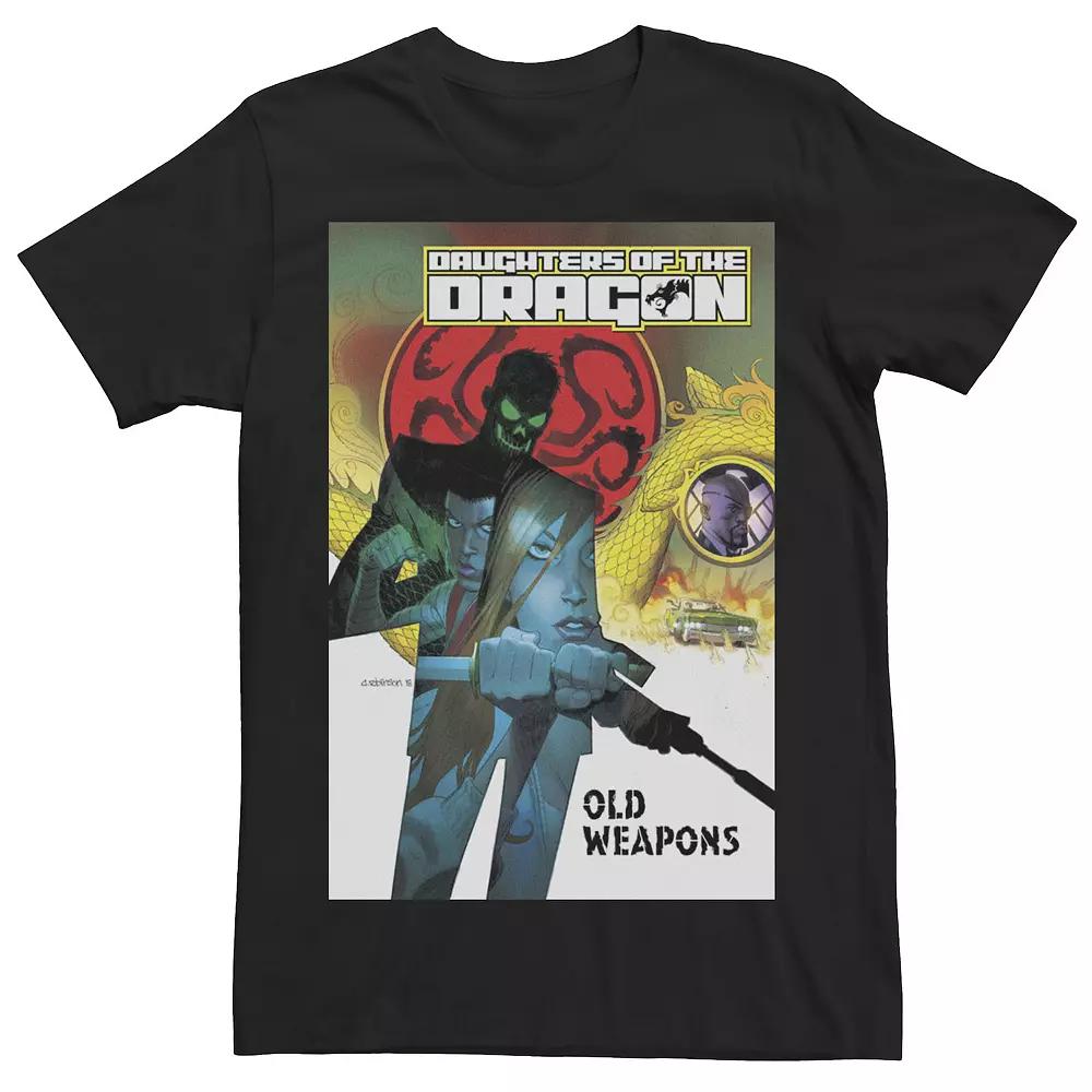 Men's Marvel Daughters Of the Dragon Comic Cover Graphic Tee,  Product Image
