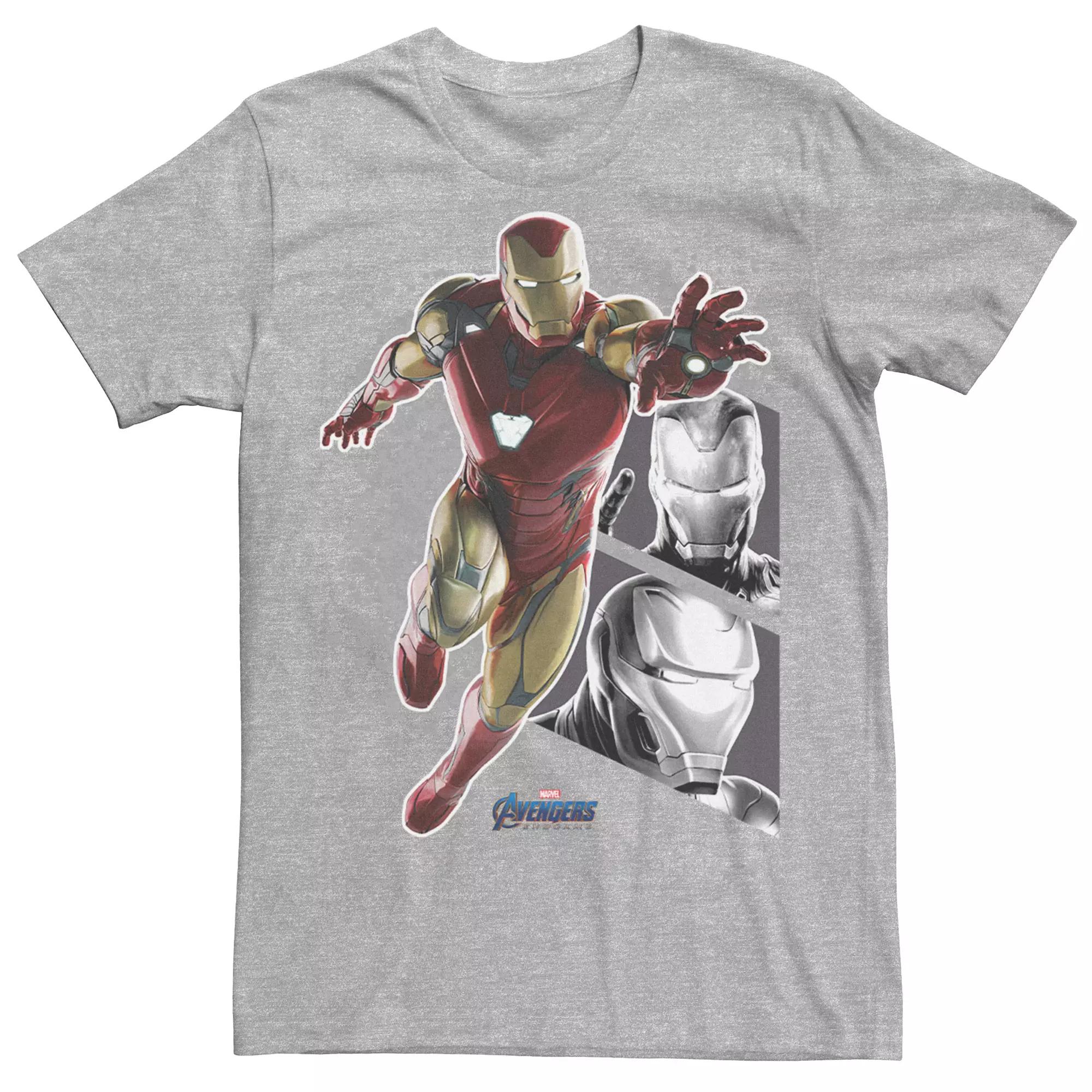 Men's Marvel Avengers Endgame Iron Man Panels Tee,  Product Image