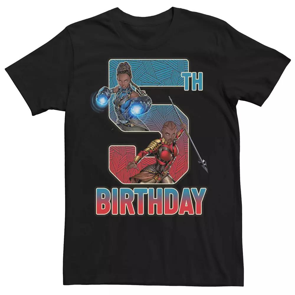 Men's Marvel Shuri Okoye 5th Birthday Tee,  Product Image