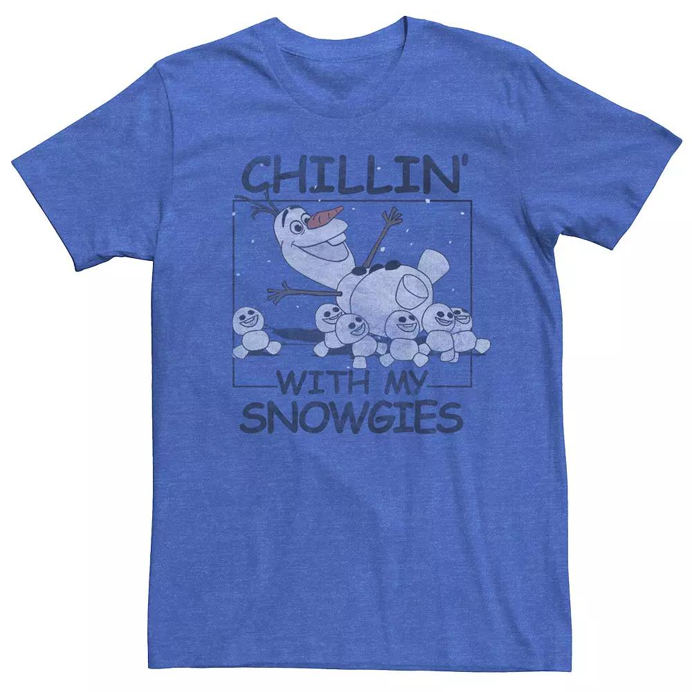Disney's Frozen Men's Olaf Chillin With My Snowmies Portrait Graphic Tee,  Product Image