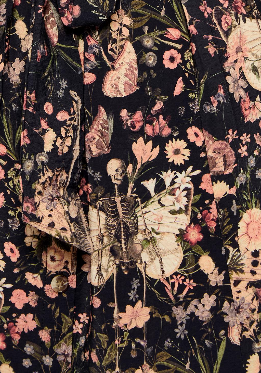 Pixie Floral Print Midi Shirt Dress Product Image