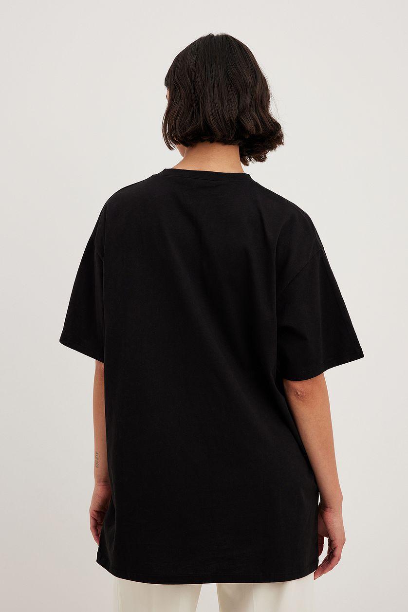 Round Neck Oversized Tee Product Image