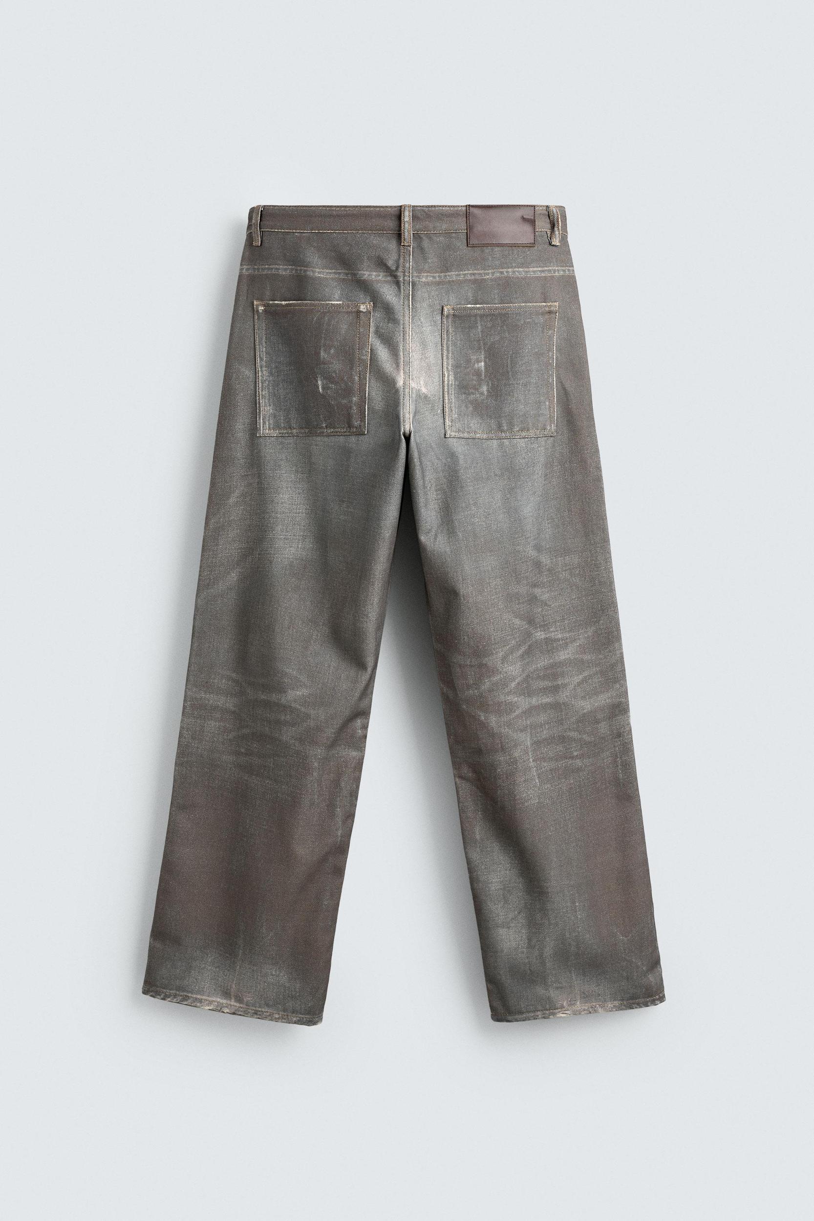 PRINTED BAGGY FIT JEANS Product Image