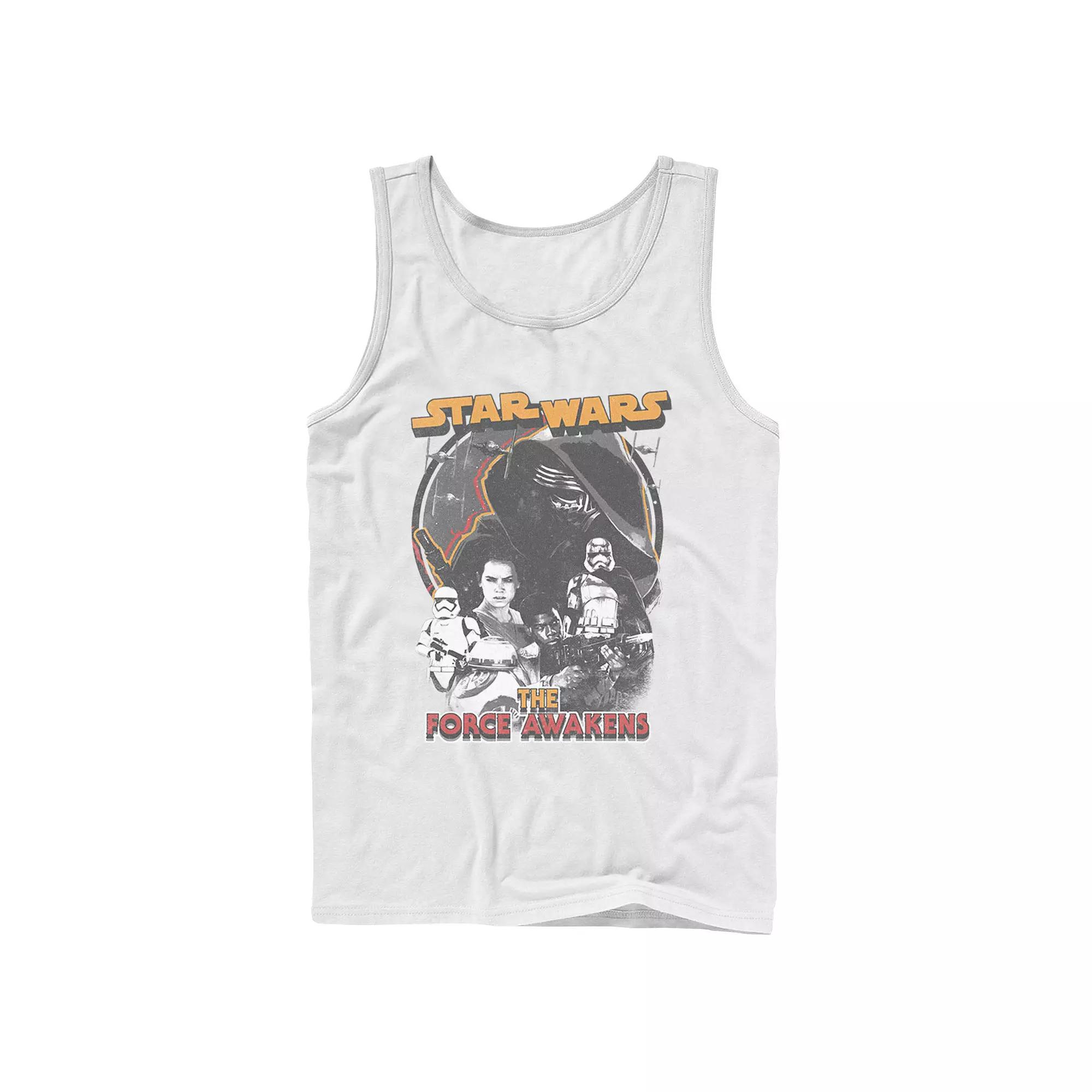 Men's Star Wars The Force Awakens Group Poster Tank Top,  Product Image