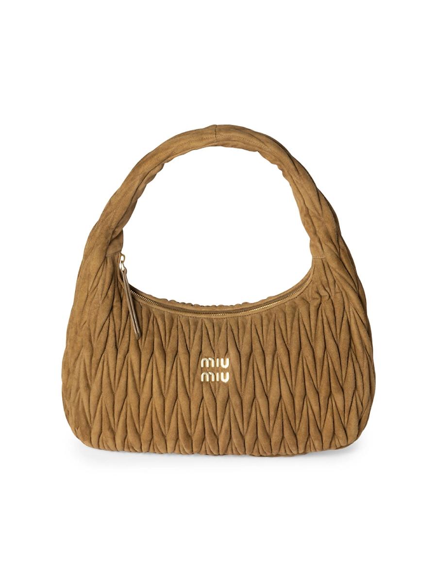 Womens Wander Matelass Suede Hobo Bag Product Image