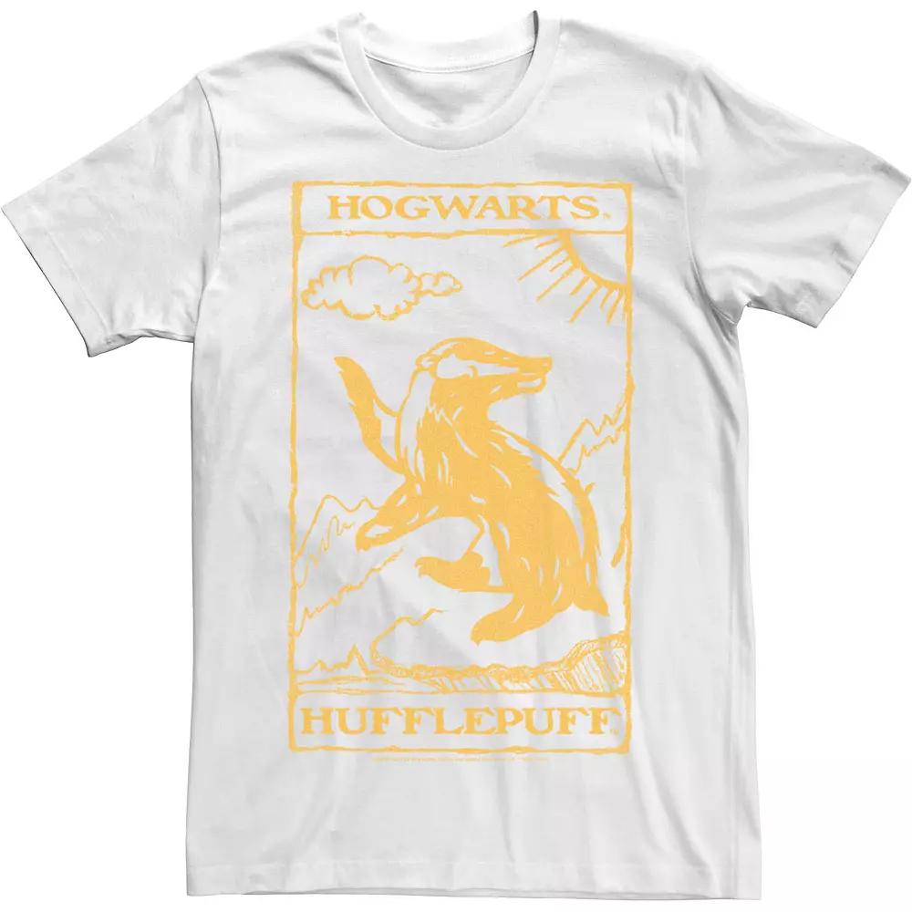 Men's Harry Potter Hufflepuff Tarot Playing Card Tee,  Product Image