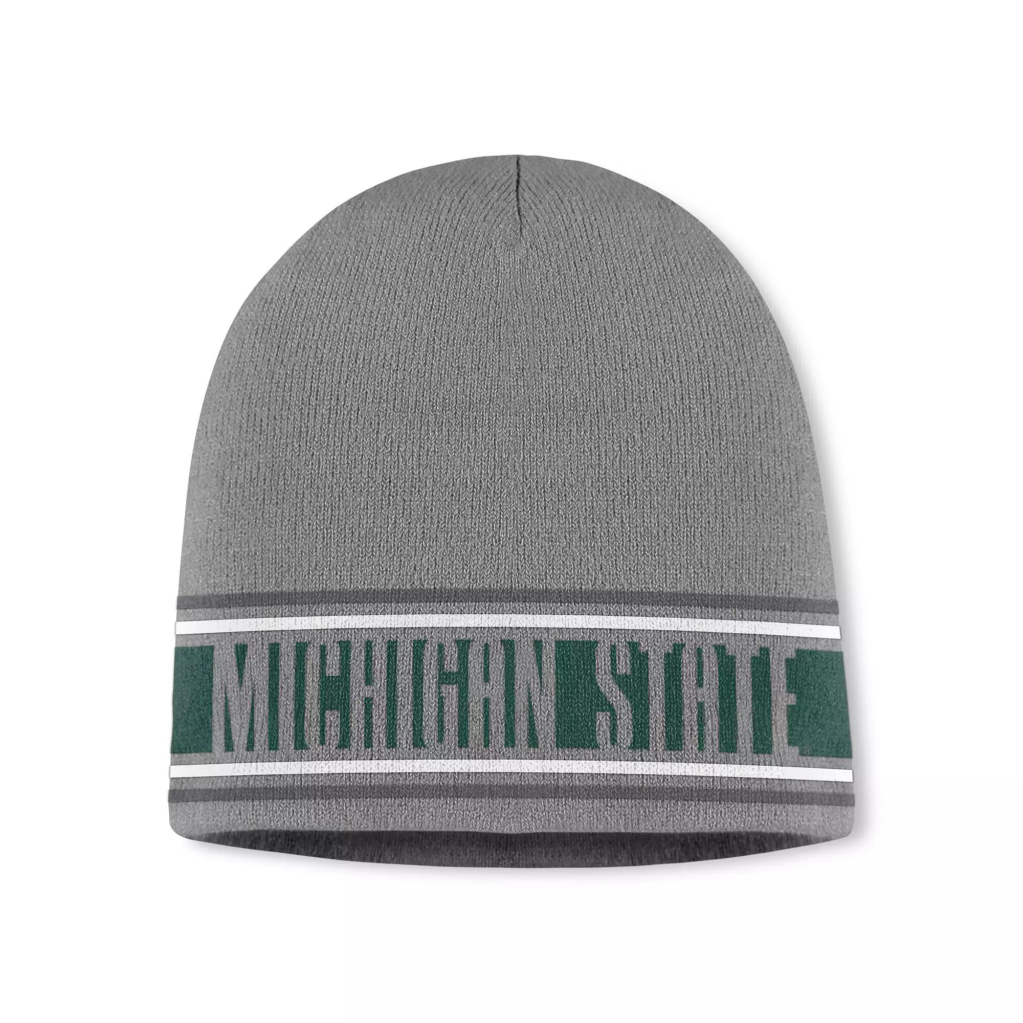 Men's Top of the World Gray Michigan State Spartans Jace Knit Beanie, Grey Product Image