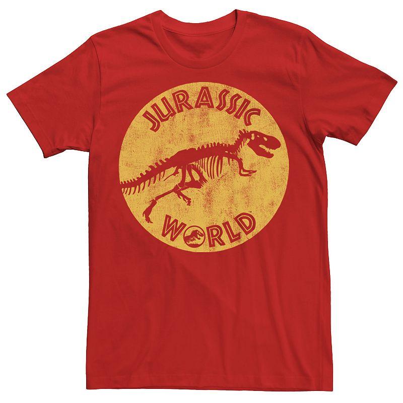 Men's Jurassic World Distressed Fossil Logo Tee,  Product Image