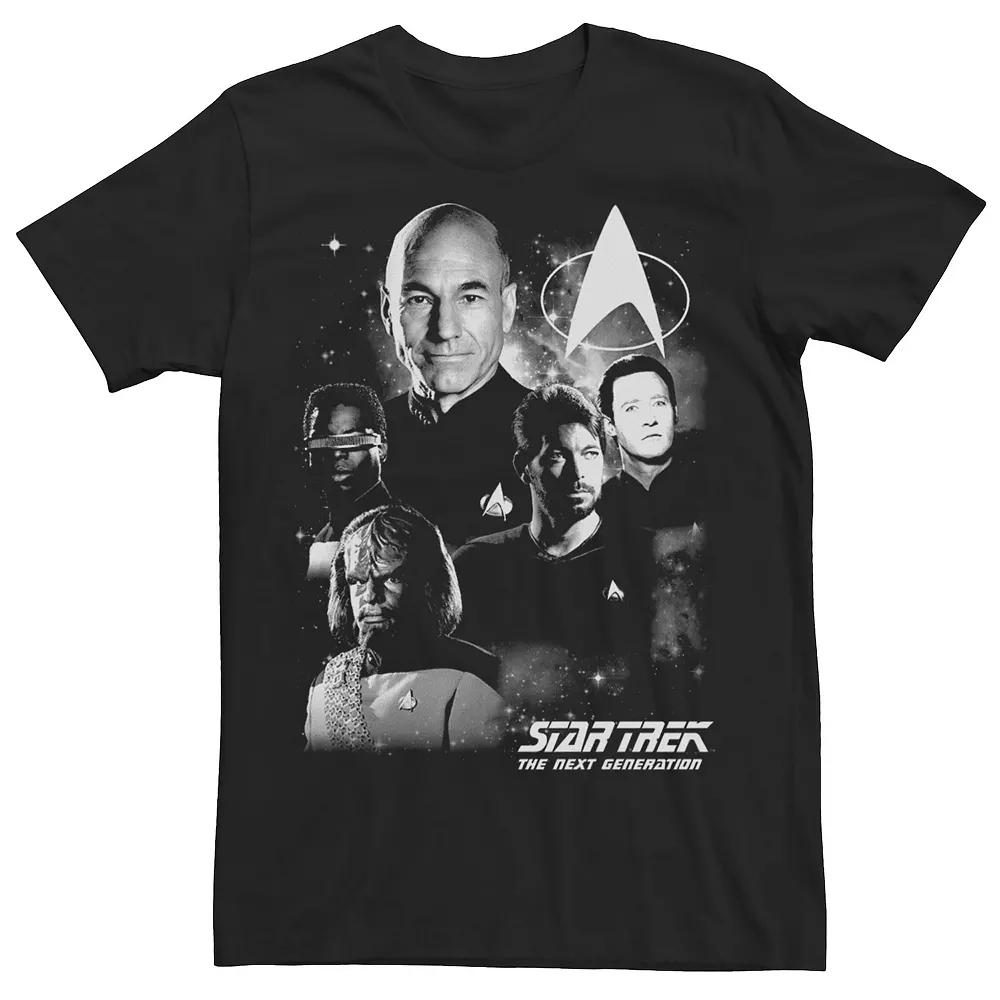 Men's Star Trek Next Generation Captain's Crew Tee,  Product Image
