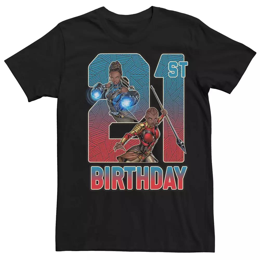 Men's Marvel Shuri Okoye 21st Birthday Tee,  Product Image