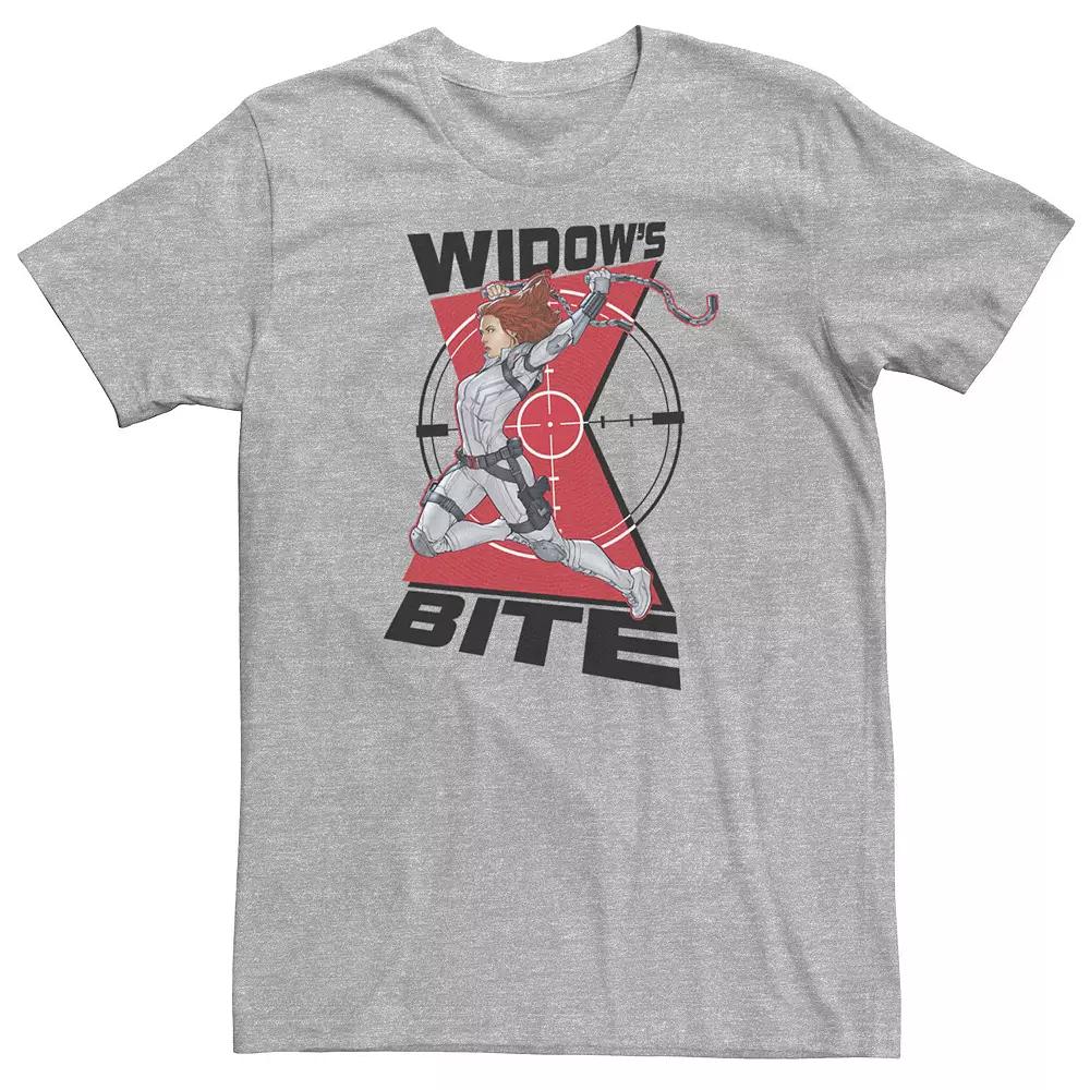 Big & Tall Marvel Black Widow Widow's Bite Logo Tee, Men's,  Product Image