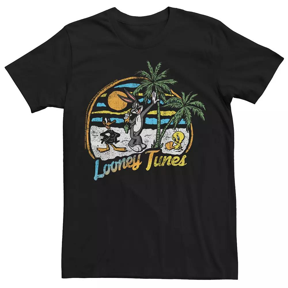Men's Looney Tunes Distressed Beach Day Tee,  Product Image