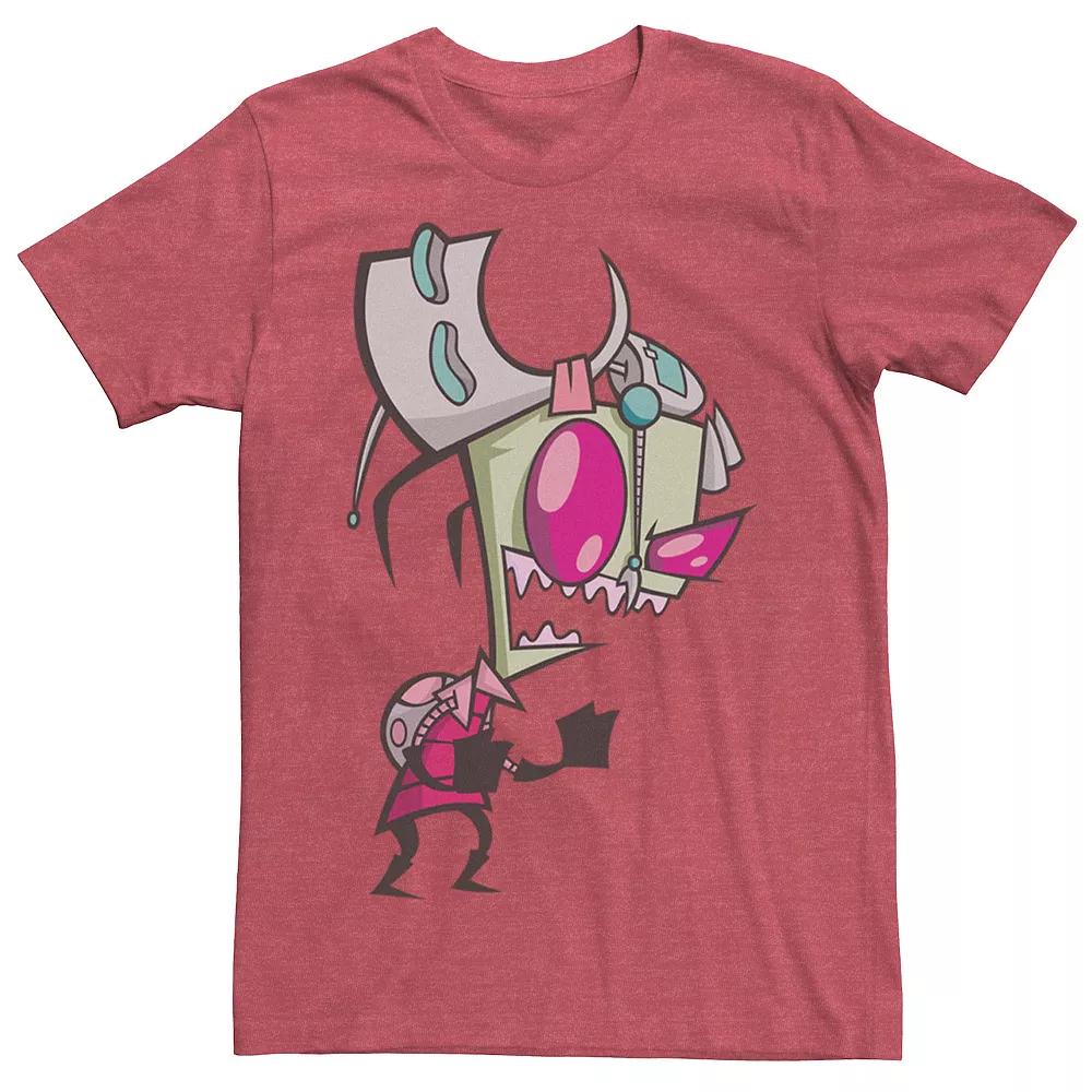 Men's Nickelodeon Invader Zim Menacing Laugh Tired Gir Portrait Graphic Tee,  Product Image