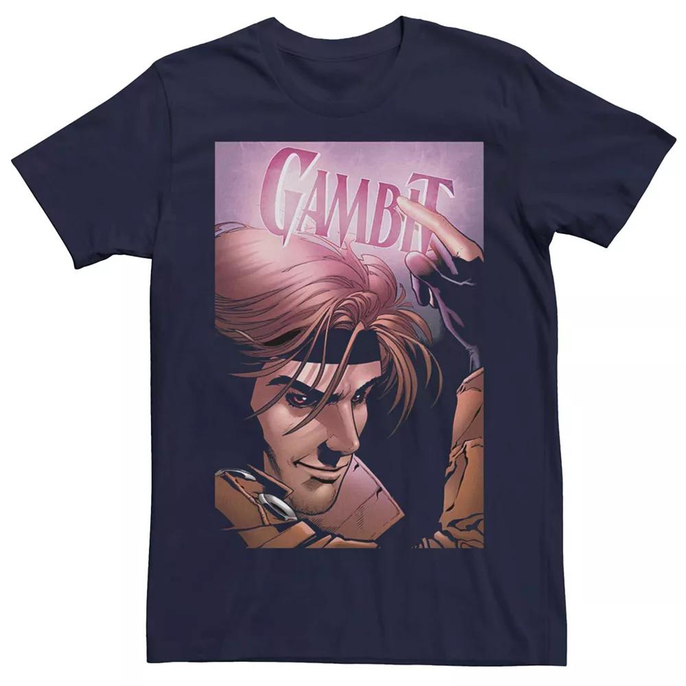 Men's Marvel Neon Gambit Poster Tee,  Product Image