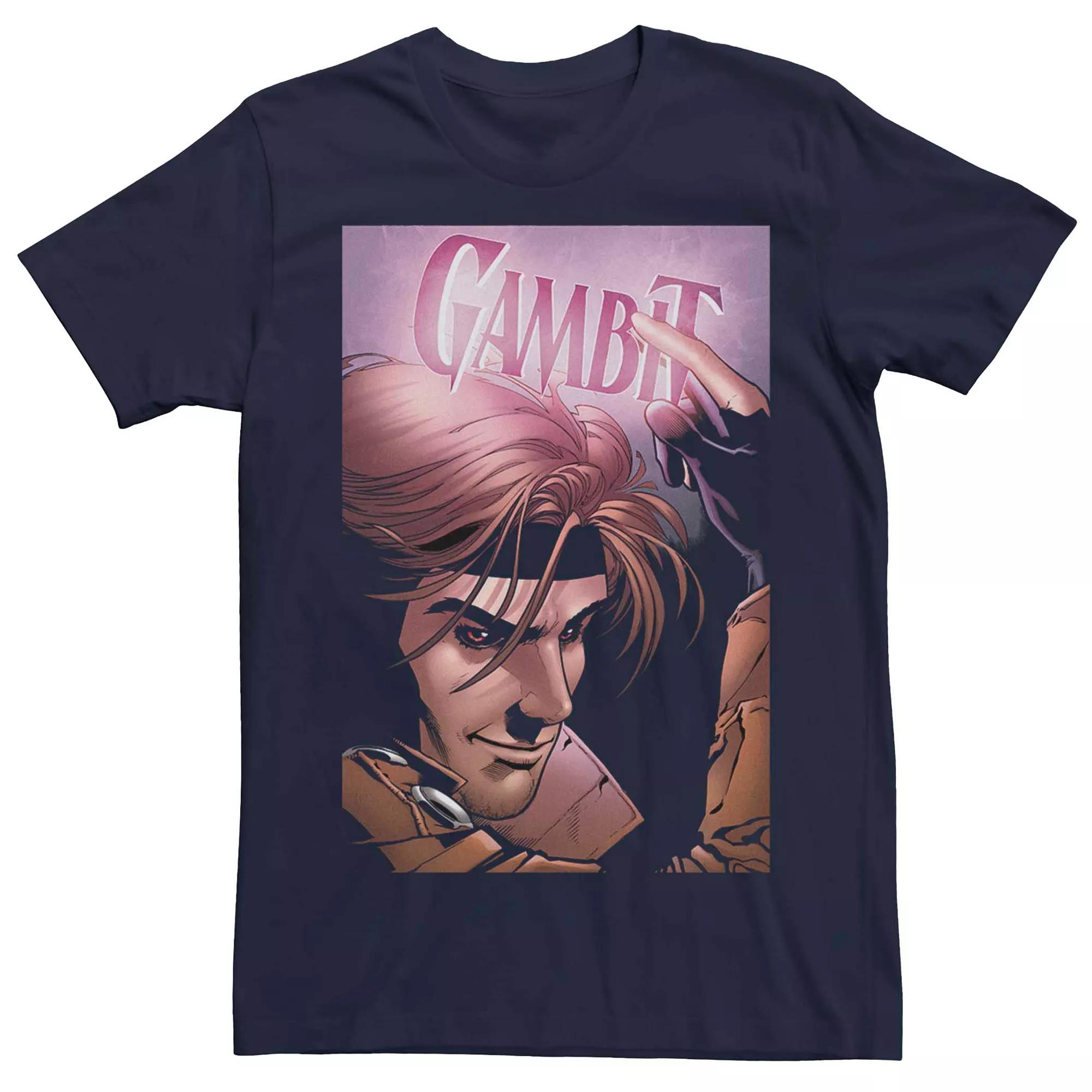 Men's Marvel Neon Gambit Poster Tee,  Product Image