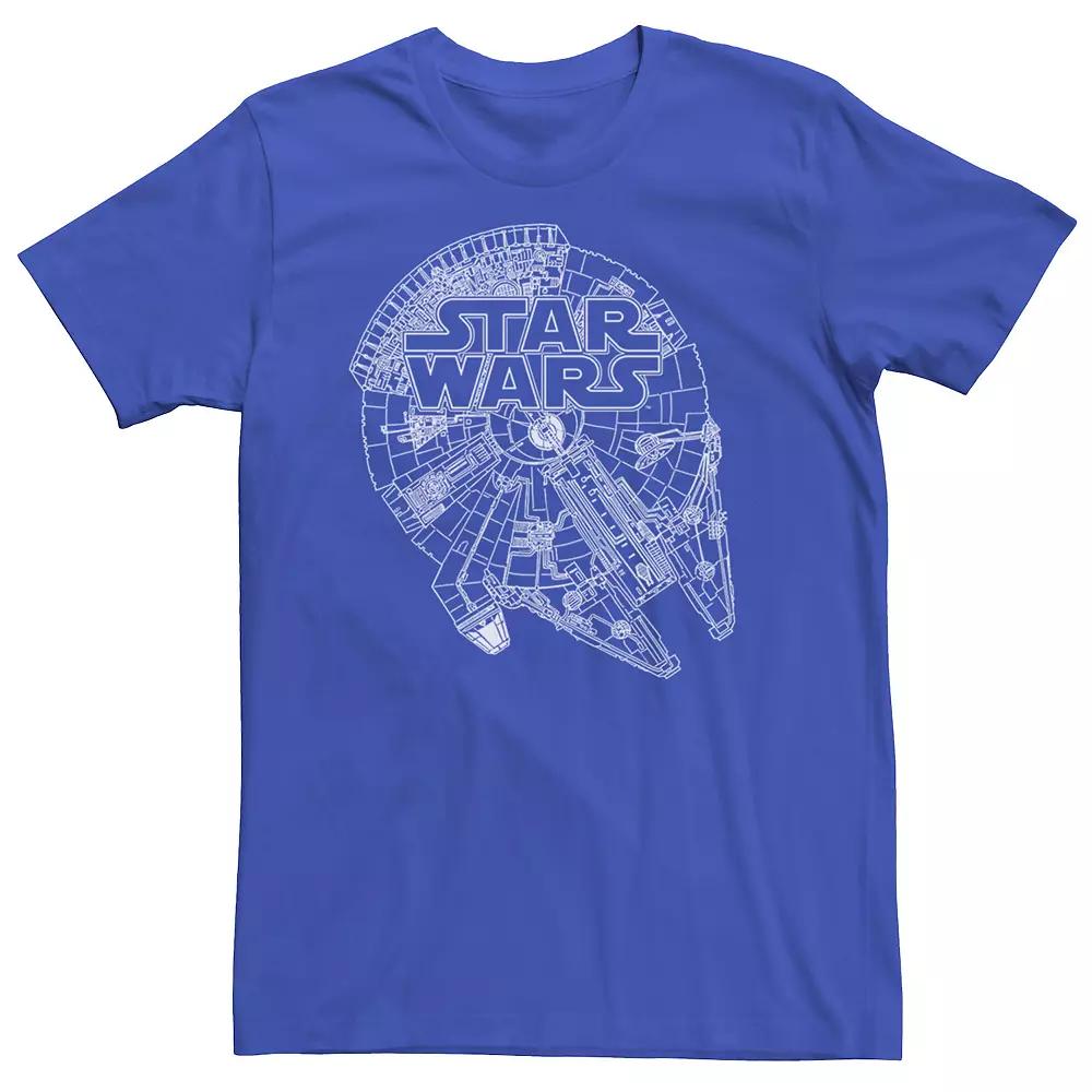 Mens Star Wars The Force Awakens X-Wing Poster Tee Product Image