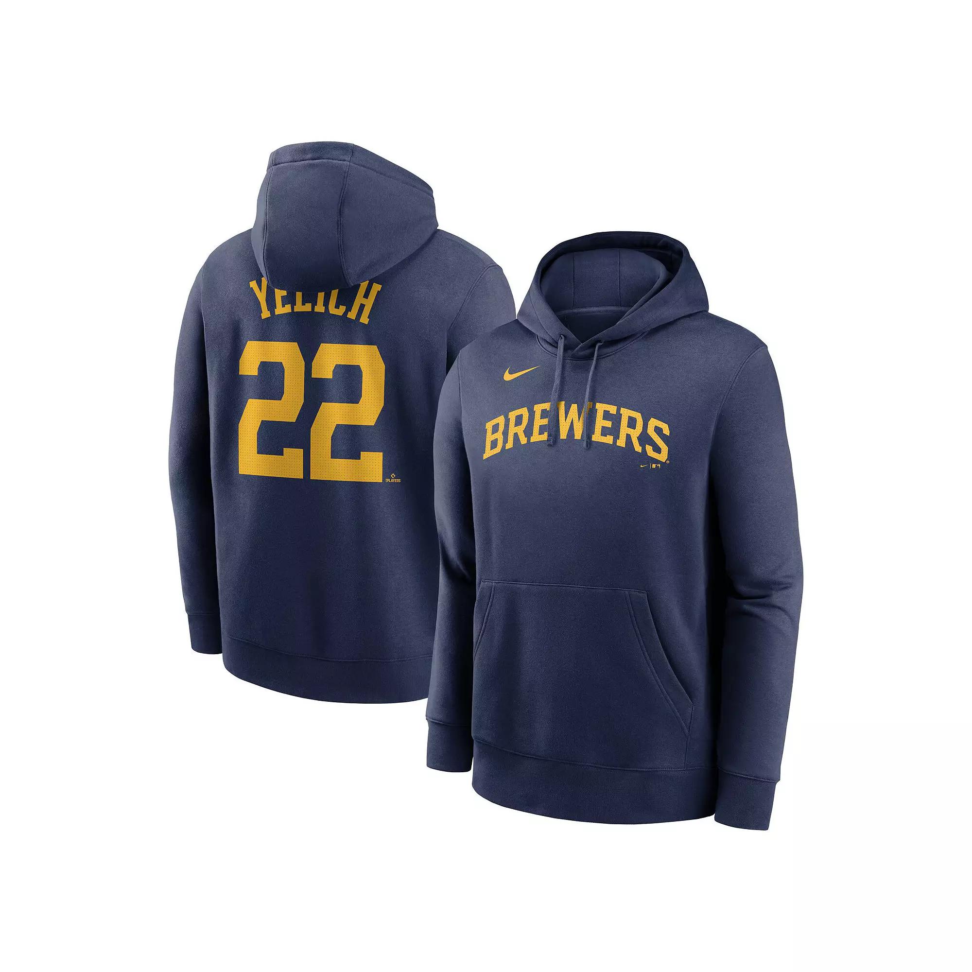 Men's Nike David Ortiz Navy Boston Red Sox Player Name & Number Club Pullover Hoodie, Size: Medium, Blue Product Image