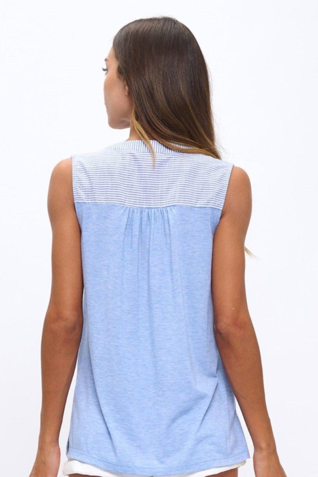 Manderin Collar Top Product Image