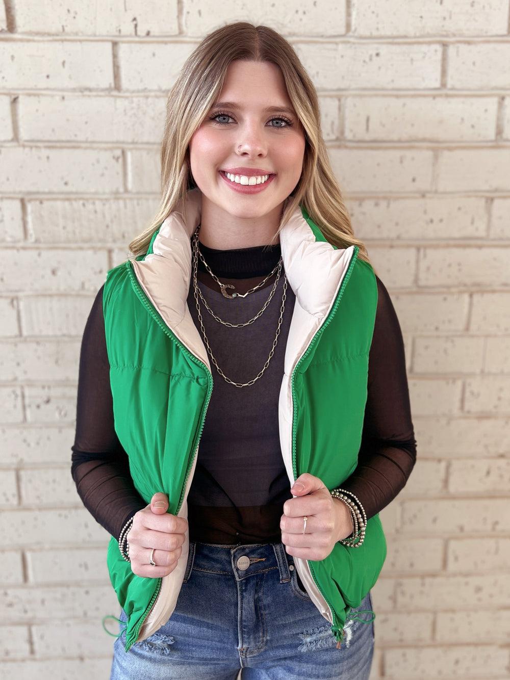 Woven Reversible Vest - Multiple Colors* Product Image