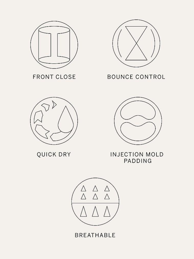 Featherweight Max Front-Close Sports Bra Product Image