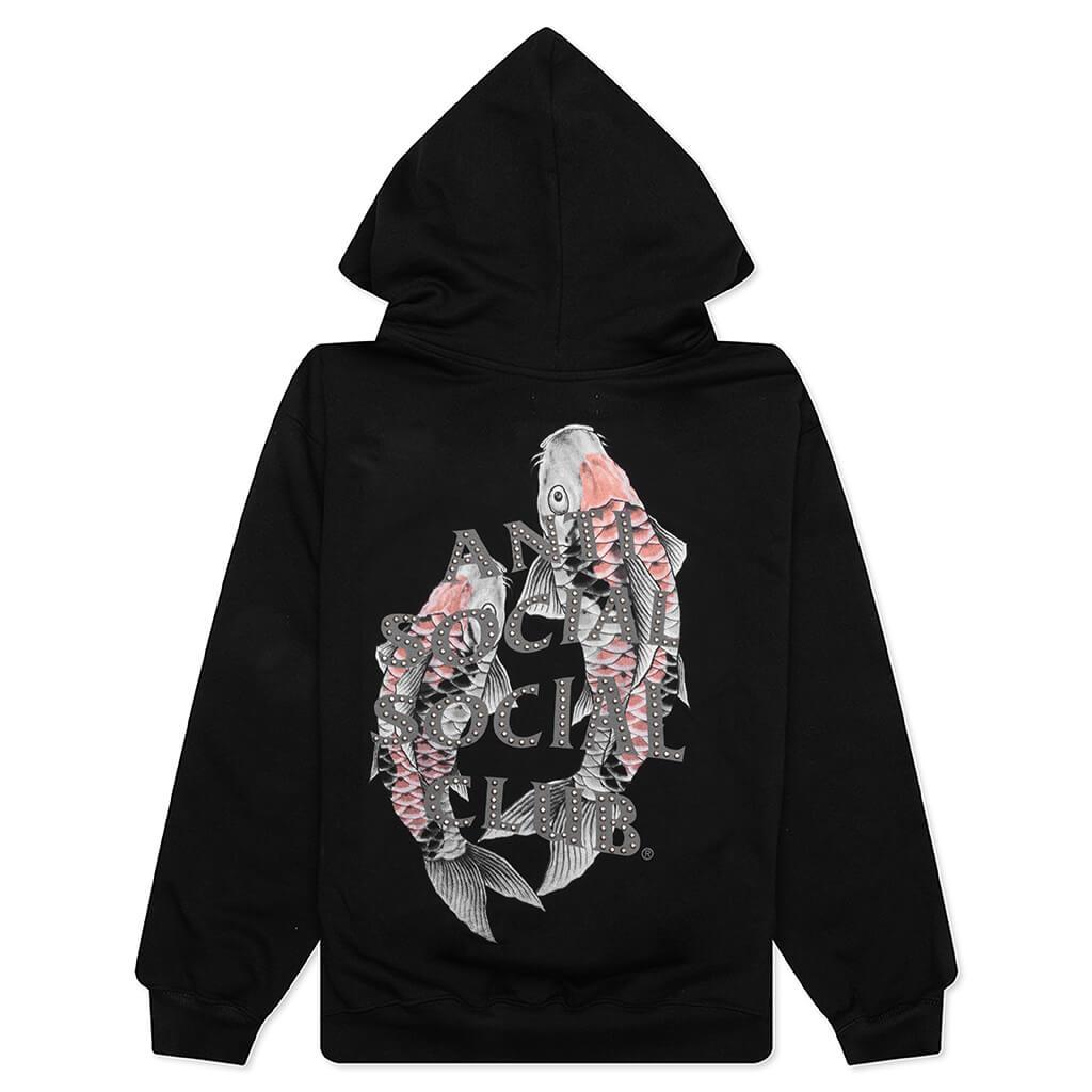 Studded Mind Games Hoodie - Black Male Product Image