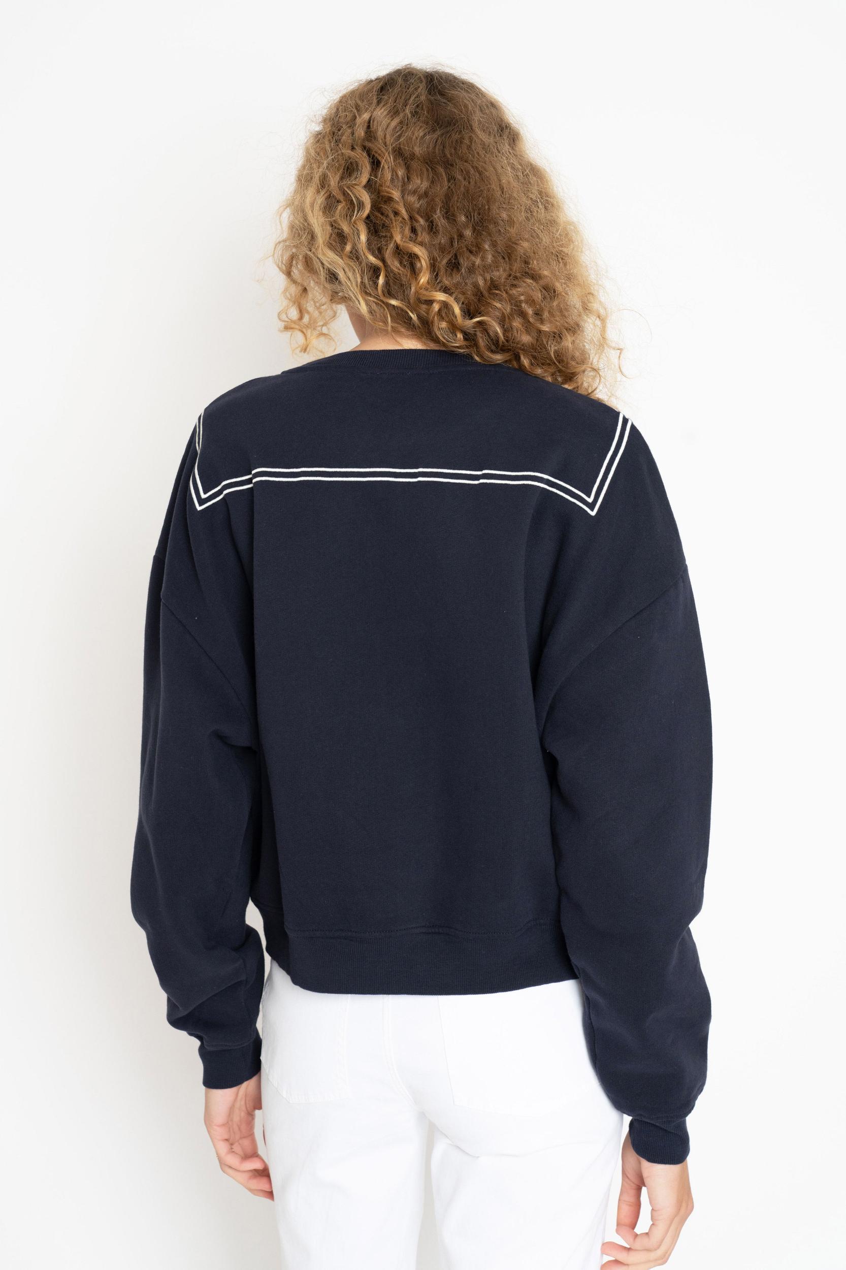 The Sailor Sweatshirt - Navy Female Product Image