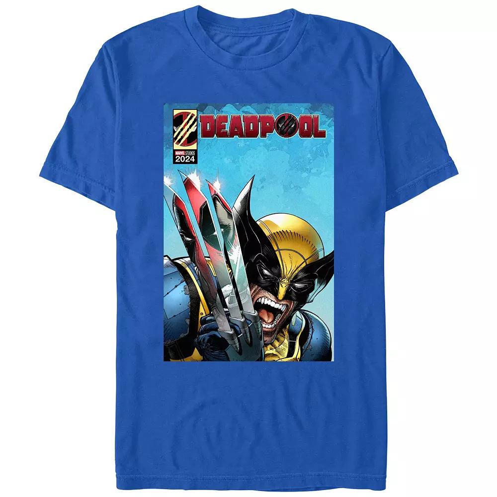 Men's Marvel Deadpool And Wolverine Claws Reflection Graphic Tee,  Product Image