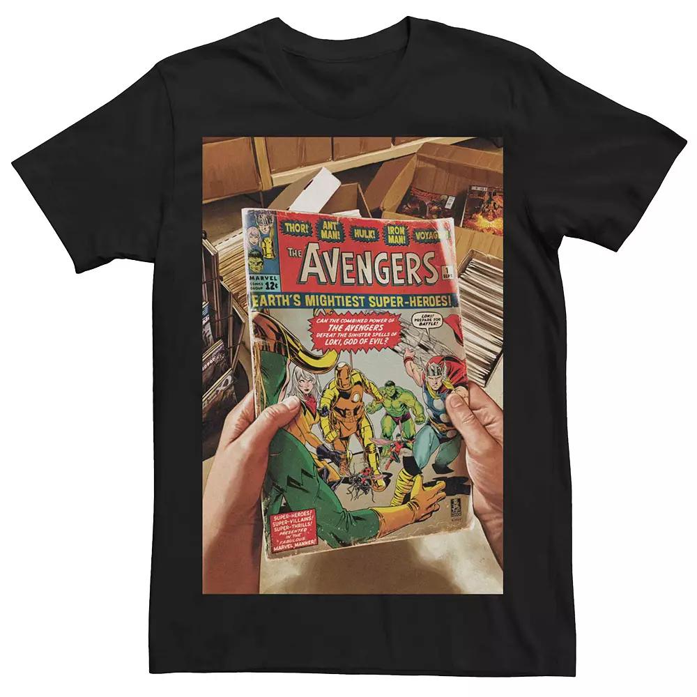 Men's Marvel Retro Avengers Comic Cover Tee,  Product Image