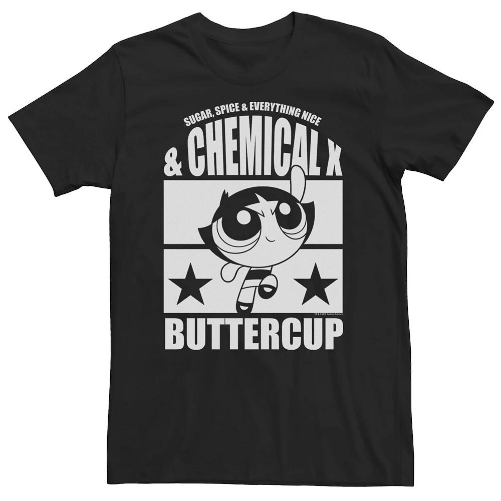 Big & Tall Cartoon Network Powerpuff Girls Buttercup Chemical X Tee, Men's,  Product Image