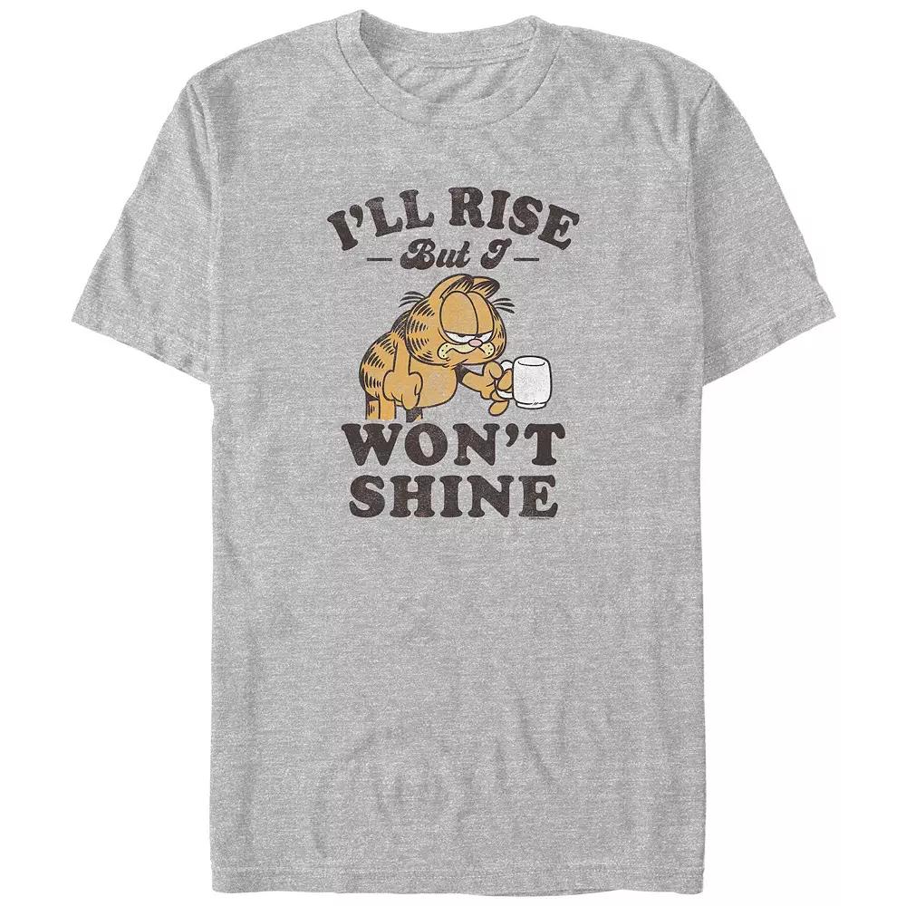 Big & Tall Garfield Won't Shine Graphic Tee, Men's,  Product Image