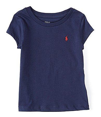 Girls Logo Embroidered T-Shirt, Size 2-6X Product Image