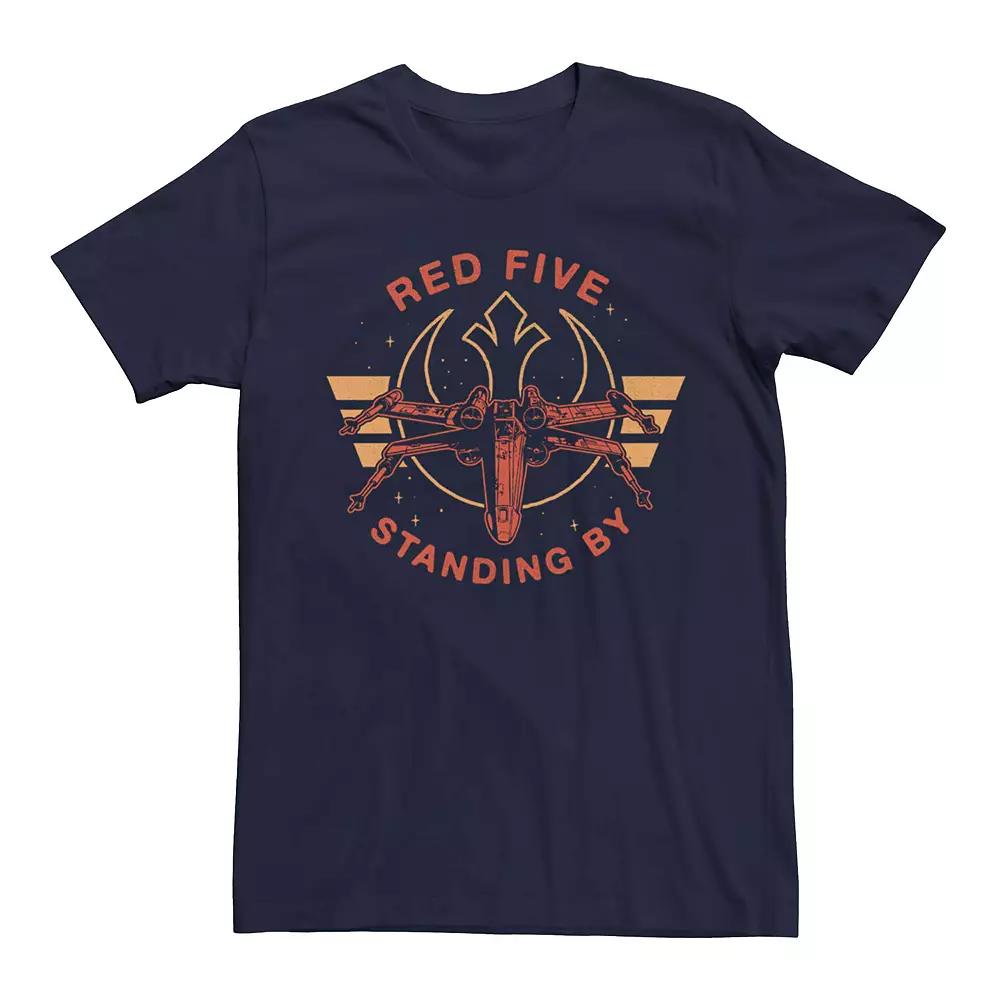 Men's Star Wars Red Five Standing By Retro Graphic Tee,  Product Image