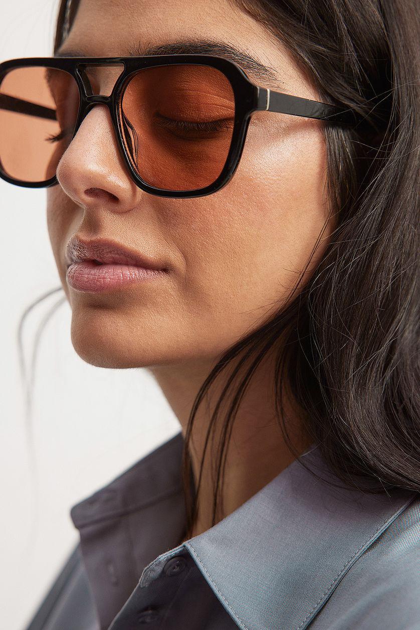 Big Retro Look Sunglasses Product Image