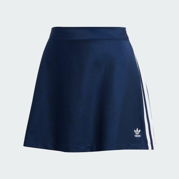 adidas Adicolor 3-Stripes Mini Skirt Night Indigo S Womens Product Image