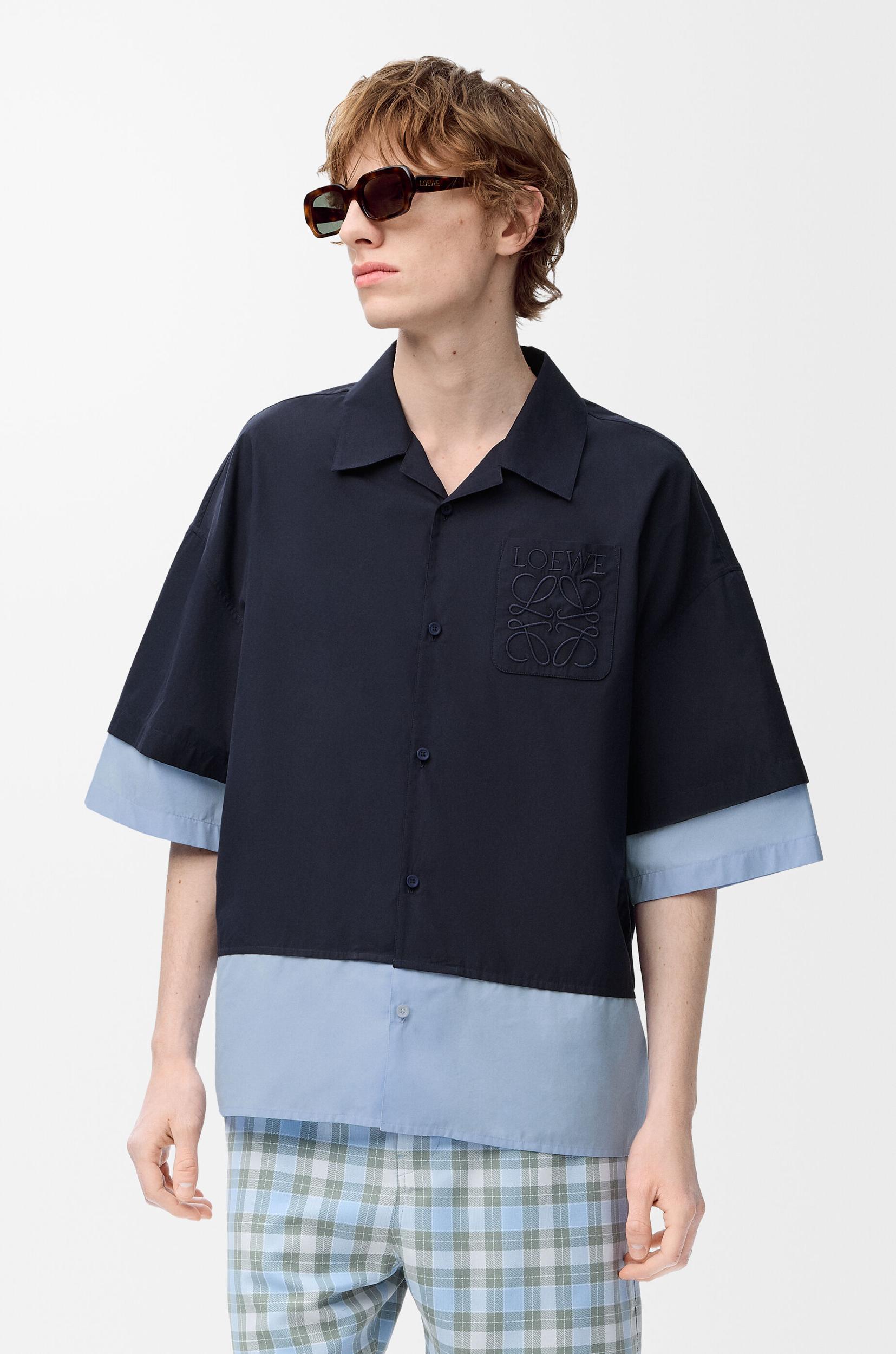 Short sleeve shirt in cotton Product Image