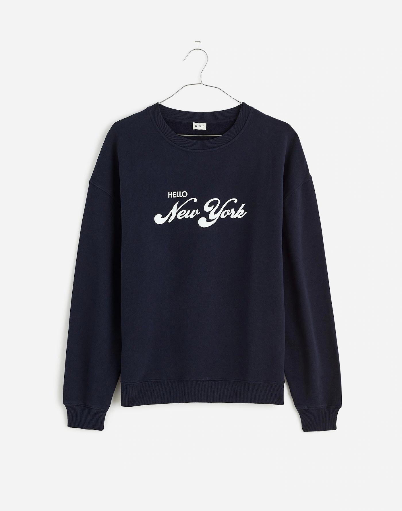 KULE Oversized Hello New York Sweatshirt Product Image