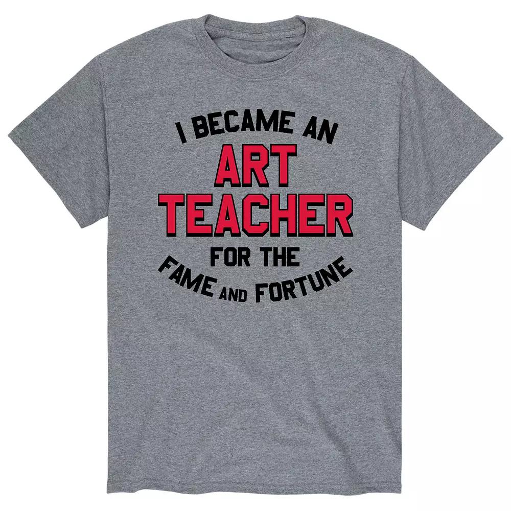 Men's Art Teacher Fame Fortune Tee,  Product Image