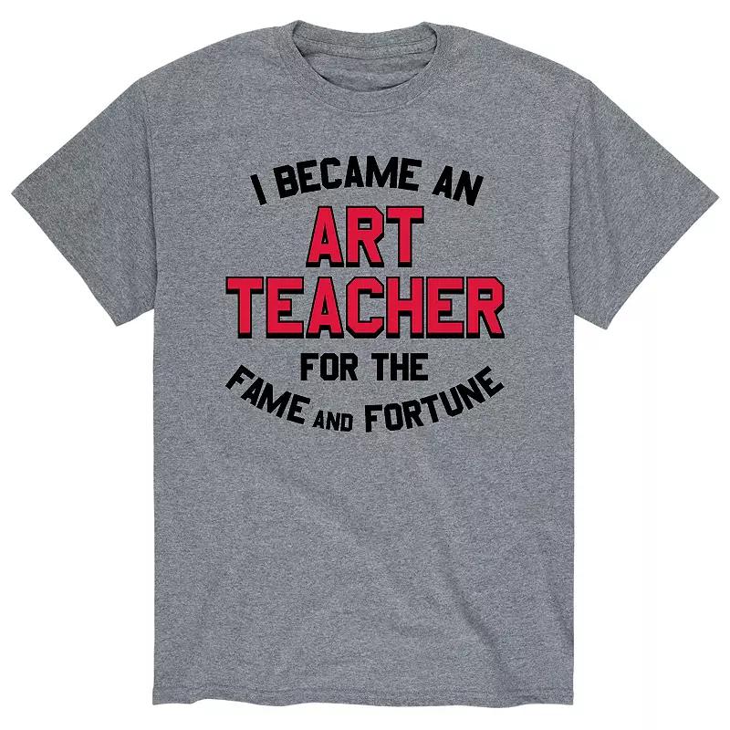 Men's Art Teacher Fame Fortune Tee,  Product Image