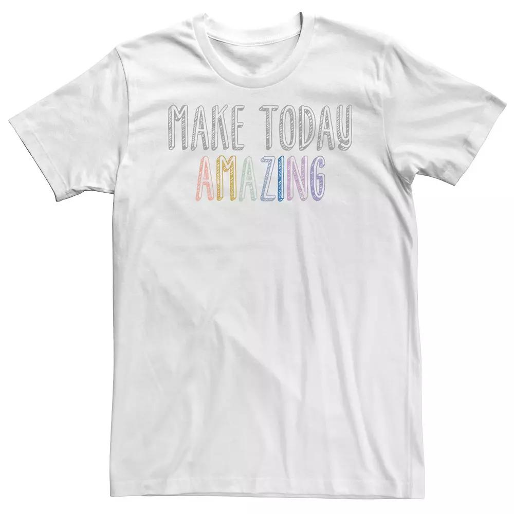 Big & Tall Fifth Sun Make Today Amazing Doodle Tee, Men's,  Product Image