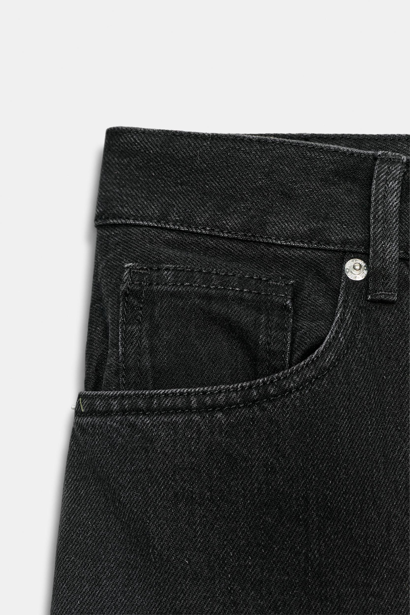 MID-RISE TRF DENIM JORTS SHORTS Product Image