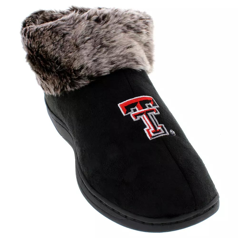 Texas Tech Red Raiders Faux-Fur Slippers, Women's,  Product Image